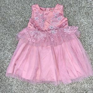 Dusty Pink Girls Dress